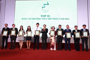 Trao giải Báo cáo thường niên tốt nhất năm 2016