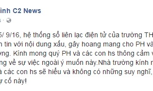 Phụ huynh sốc vì sổ liên lạc điện tử nhắn tin "con ông bà học ngu như bò"