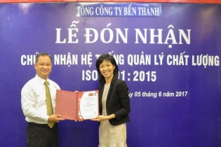 Benthanh Group đón nhận “Chứng nhận hệ thống quản lý chất lượng theo tiêu chuẩn ISO 9001:2015”