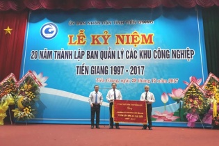 Ban Quản lý các Khu công nghiệp Tiền Giang kỷ niệm 20 năm thành lập