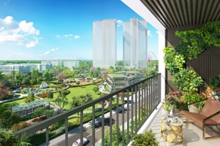 “Bóc” thiết kế căn hộ 3 phòng ngủ tại dự án Eco-Green Saigon