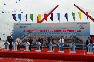 Khánh thành Cảng Quốc tế Vĩnh Tân vốn đầu tư 2.300 tỷ đồng