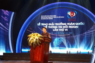 Báo Đầu tư đạt giải báo chí toàn quốc về Thông tin đối ngoại lần thứ VI