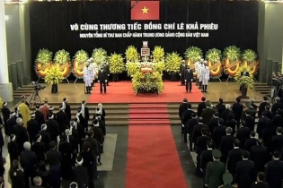 Tổ chức trọng thể Lễ truy điệu nguyên Tổng Bí thư Lê Khả Phiêu