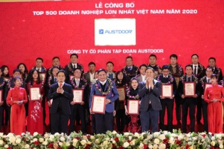 Top 500 doanh nghiệp lớn nhất Việt Nam vinh danh Tập đoàn Austdoor