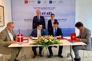 Dự án điện gió ngoài khơi La Gàn ký hợp đồng khảo sát thực địa 