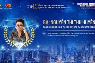 NewstarLand nhận “cú đúp” giải thưởng tại ngày hội môi giới bất động sản Việt Nam 2021 