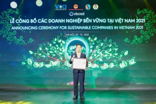 C.P. Việt Nam đạt “Top 10 Doanh nghiệp bền vững Việt Nam 2021 - lĩnh vực sản xuất”