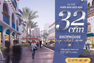 Shophouse Santorini Vibes khan hiếm tại thị trường Uông Bí (Quảng Ninh) hút nhiều nhà đầu tư