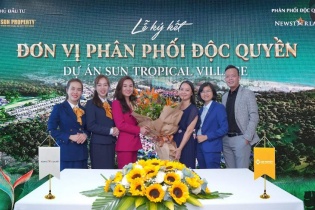 NewstarLand ghi dấu ấn với thành tích phân phối độc quyền Sun Tropical Village