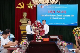 Ninh Bình bổ nhiệm Giám đốc Sở Tài nguyên và Môi trường