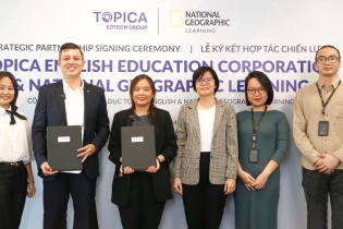 TOPICA hợp tác chiến lược với Macmillan Education & National Geographic Learning