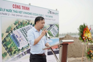 Vingroup đầu tư trạm xử lý nước thải công nghệ Xanh tại Vinhomes Ocean Park 2 - The Empire
