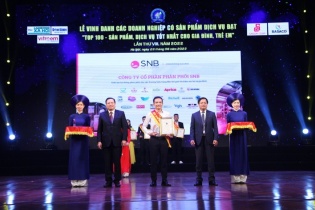  SNB được vinh danh sản phẩm, dịch vụ tốt cho gia đình