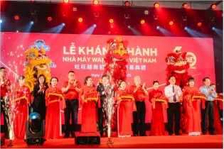 Nhà máy trị giá 50 triệu USD của ‘vua bánh gạo’ Đài Loan tại Tiền Giang chính thức được khánh thành