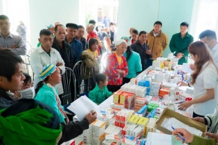 Dược Hậu Giang khám bệnh, phát thuốc cho hơn 1.250 đồng bào nơi địa đầu Tổ quốc