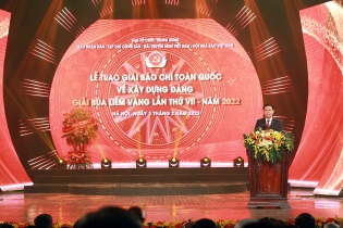 [Ảnh] Toàn cảnh Lễ trao Giải báo chí toàn quốc Búa liềm vàng năm 2022