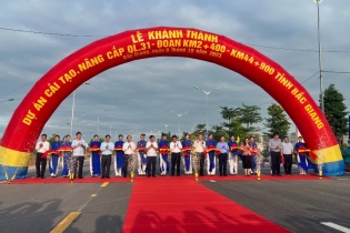 Hoàn thành việc nâng cấp 39 km Quốc lộ 31 vào thủ phủ vải thiều Lục Ngạn 