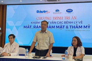 Bệnh viện Mắt Quốc tế DND thăm khám, tư vấn sức khỏe tại Báo Đầu tư