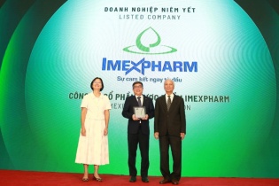 Imexpharm thêm "sao" bền vững cho ngành công nghiệp dược