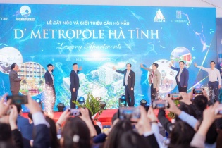 D’Metropole Hà Tĩnh: Cất nóc thành công, khẳng định vị thế bất động sản cao cấp tại miền Trung
