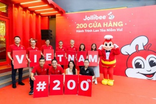 200 cửa hàng Jollibee - Hành trình lan tỏa niềm vui đến người tiêu dùng Việt Nam