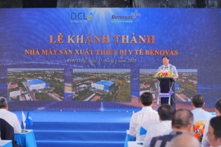 Benovas khánh thành nhà máy sản xuất thiết bị y tế hơn 26 triệu USD tại Vĩnh Long