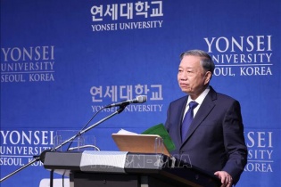 Toàn văn phát biểu của Tổng Bí thư Tô Lâm tại Đại học Yonsei (Hàn Quốc) Toàn văn phát biểu của Tổng Bí thư Tô Lâm tại Đại học Yonsei (Hàn Quốc)