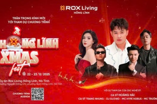 Điểm hẹn Giáng Sinh rộn ràng tại ROX Living Hồng Lĩnh