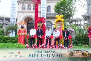 Khai trương biệt thự mẫu tại "Thành phố biết thở" Dasong Village