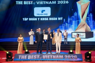 Tập đoàn Y khoa Hoàn Mỹ ghi dấu ấn với danh hiệu “Hệ thống Y khoa tốt nhất Việt Nam 2026”