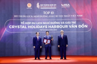 Crystal Holidays Harbour Vân Đồn xuất sắc lọt Top 10 Khu đô thị du lịch nghỉ dưỡng giải trí tốt nhất Việt Nam năm 2026