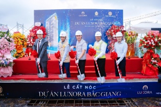 Luxora Bắc Giang chính thức cất nóc dự án