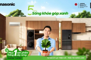 Hành trình từ một triệu cây xanh đến triệu tác động lành cùng Panasonic sống khỏe góp xanh