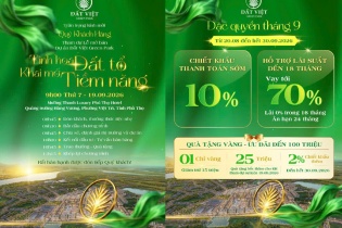 Mở bán chính thức KĐT Đất Việt Green Park, ưu đãi hấp dẫn cho khách hàng tham dự
