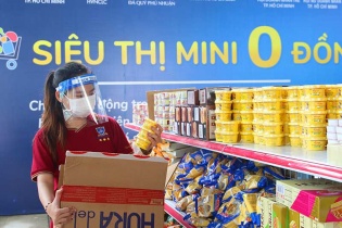 TP.HCM: "Siêu thị 0 đồng" chọn cả nghìn đơn hàng cho sinh viên