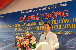 Phát động thi đua 365 ngày đêm thi công dự án đường vành đai 3 đoạn qua TP.HCM