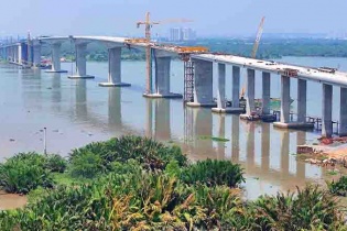 [Ảnh]: Cận cảnh Cầu Nhơn Trạch trước ngày hoàn thành dịp 30/4/2025 