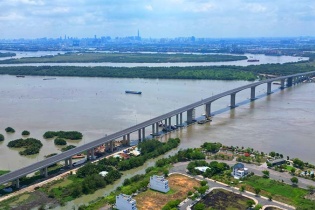Hình ảnh mới nhất cầu Nhơn Trạch nối TP.HCM với tỉnh Đồng Nai