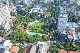 [Ảnh] Khu đất Nhà thi đấu Phan Đình Phùng: Từ dự án "treo" thành không gian xanh giữa lòng TP.HCM