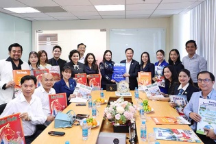 [Ảnh] Hội Doanh nhân Sài Gòn thăm, chúc mừng Báo Tài chính - Đầu tư