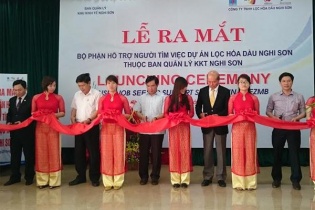 Thành lập bộ phận hỗ trợ người tìm việc tại Dự án Lọc hóa dầu Nghi Sơn