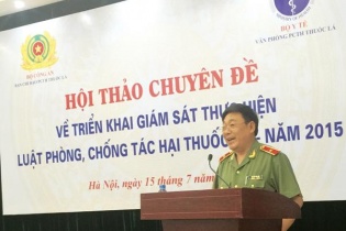 Bộ Công an tổ chức Hội thảo Kiểm tra, giám sát thực thi Luật Phòng chống tác hại thuốc lá