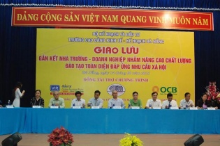 Giao lưu “Gắn kết Nhà trường – Doanh nghiệp”