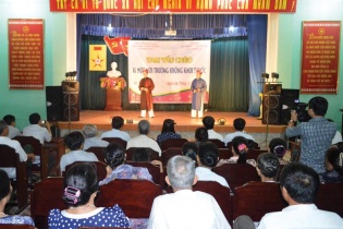 Tuyên truyền tác hại của thuốc lá bằng nghệ thuật chèo