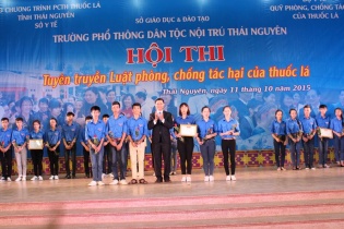 Hội thi tuyên truyền về Luật Phòng, chống tác hại của thuốc lá