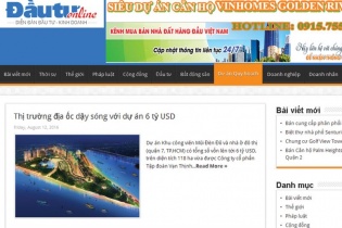 Cảnh báo tình trạng giả mạo Báo Đầu tư Online
