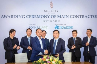 SonKim Land lựa chọn Hòa Bình là nhà thầu chính cho Dự án Serenity Sky Villas