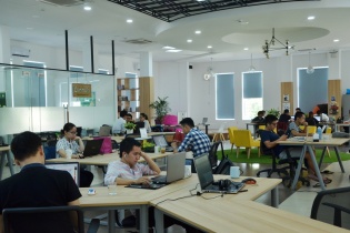 Kinh doanh không gian làm việc chung đắt hàng nhờ start-up "nở rộ"