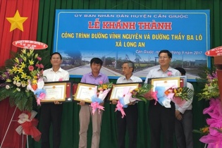Long An: Benthanh Group khánh thành công trình đường Vĩnh Nguyên